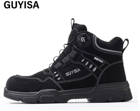 Zapato de Seguridad Guyisa® Puntera de Acero Suela de Kevlar Anti Clavos Dieléctrico.